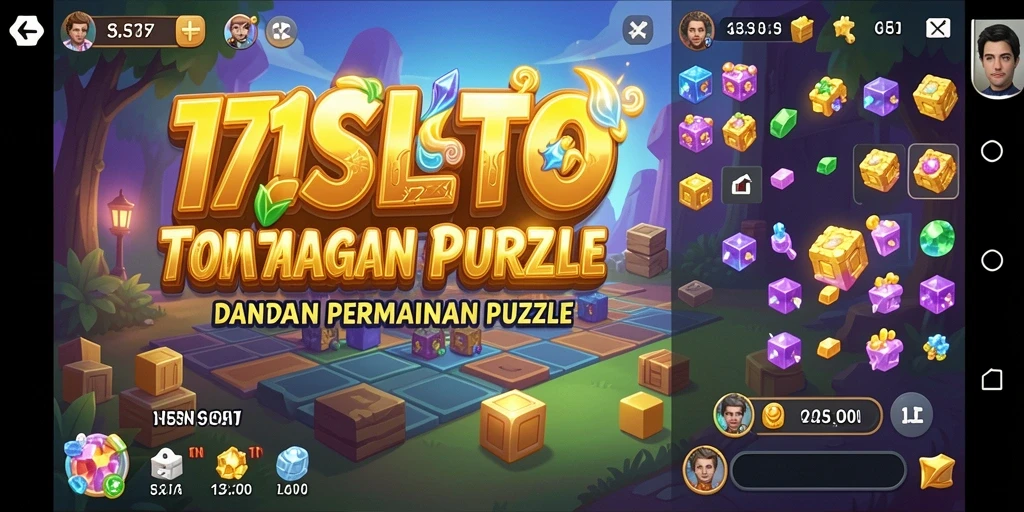 Screenshot gameplay 171SLOT menampilkan tantangan puzzle yang menarik.