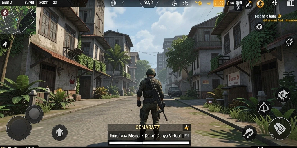 Gameplay CEMARA77 dengan simulasi yang mendalam dan interaktif.