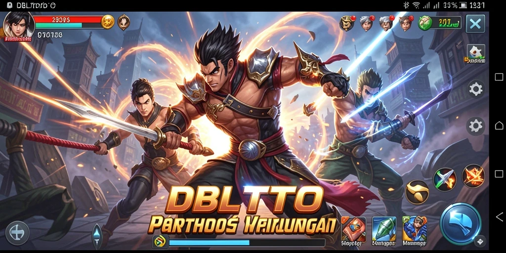 Tangkapan layar gameplay menampilkan aksi pertarungan yang mendebarkan di DBLTOTO.