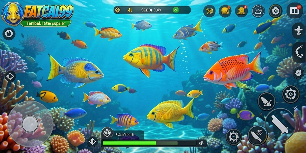 Screenshot gameplay Tembak Ikan yang menarik dan penuh aksi.