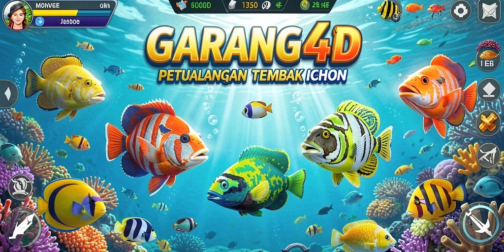 Screenshot menarik dari gameplay tembak ikan GARANG4D.