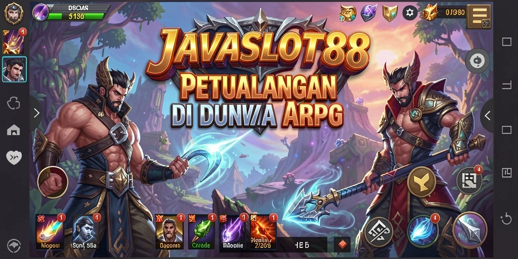 Tampilan gameplay menakjubkan dari JAVASLOT88 dalam dunia ARPG.