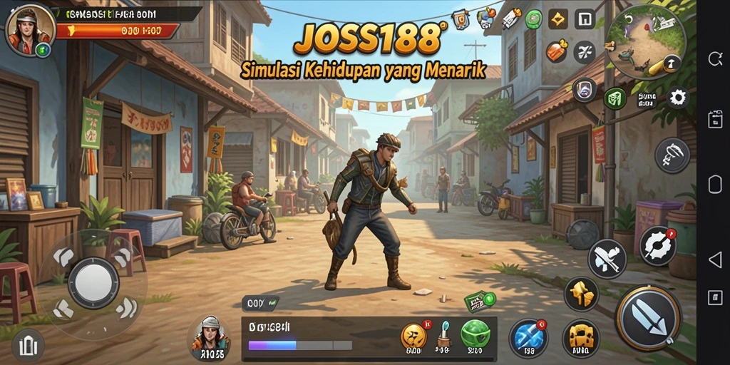 Tampilan gameplay JOSS188 dengan grafis menarik dan interaksi yang seru.