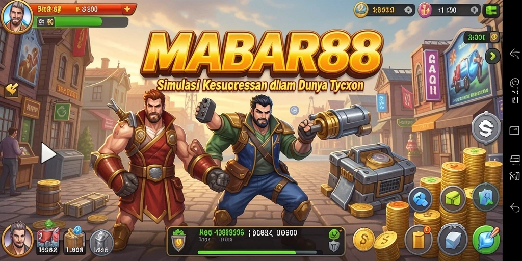 Tampilan gameplay <strong>MABAR88</strong> yang intensif dan interaktif.