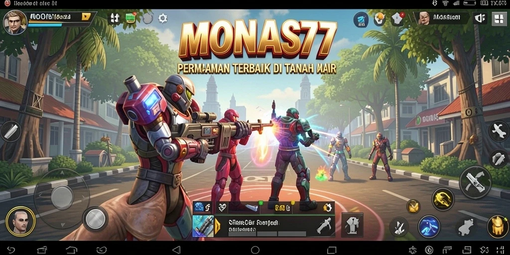 Tampilan gameplay MONAS77 yang mendebarkan dan penuh strategi.