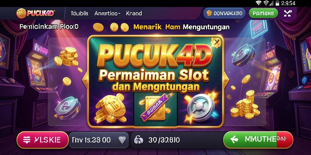 Tampilan menarik dari gameplay PUCUK4D yang memukau.