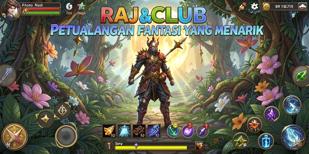 Tampilan menarik dari gameplay menakjubkan di RAJACLUB.