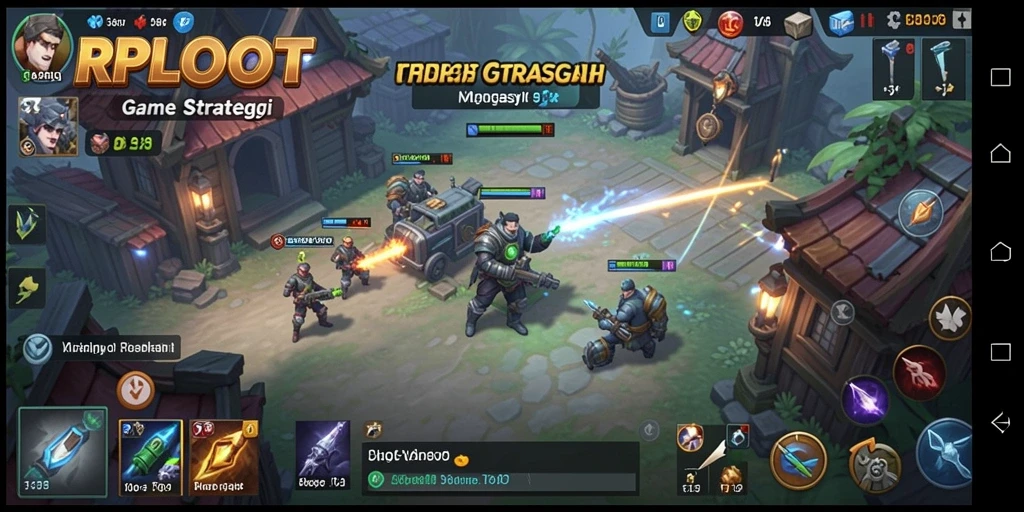 Tampilan gameplay menarik dari RPLOOT yang penuh strategi.