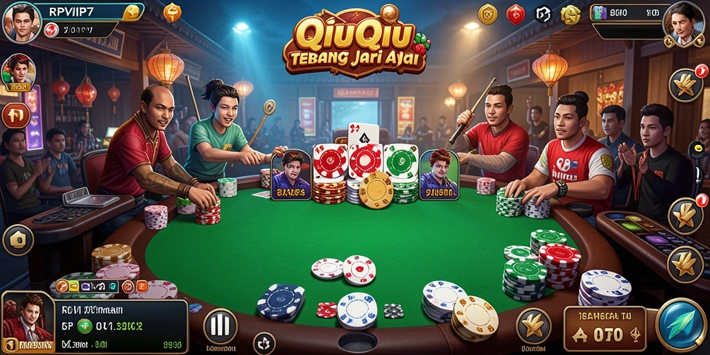 Tampilan menarik gameplay RPVIP7 saat bermain QiuQiu.