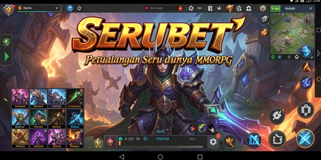 Gameplay seru dalam SERUBET, dunia MMORPG yang menakjubkan.