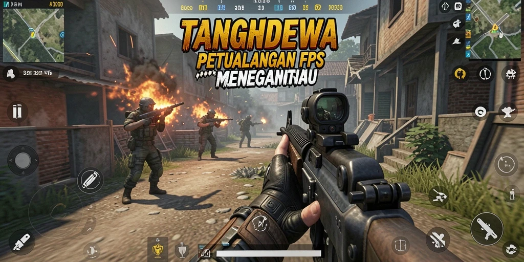 Gameplay seru dalam TANGANDEWA yang memacu adrenalin.