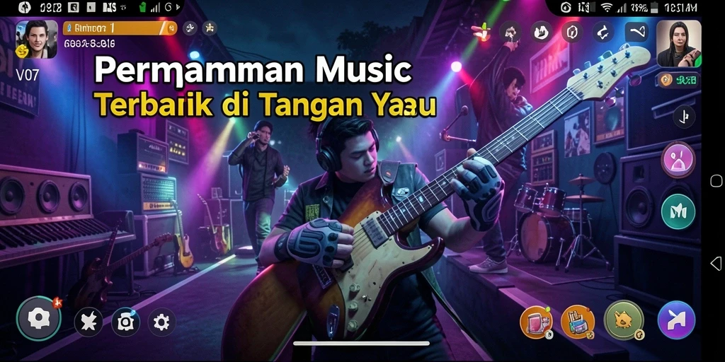 Tampilan gameplay V07 yang menarik dan interaktif.