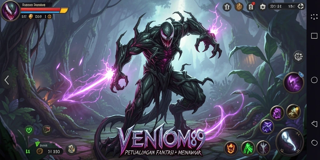 Gameplay seru dengan pertarungan intens di VENOM889.